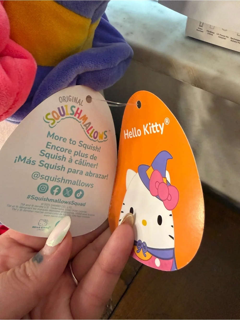 Hello kitty plush squishmallow witch new Halloween plush hello kitty